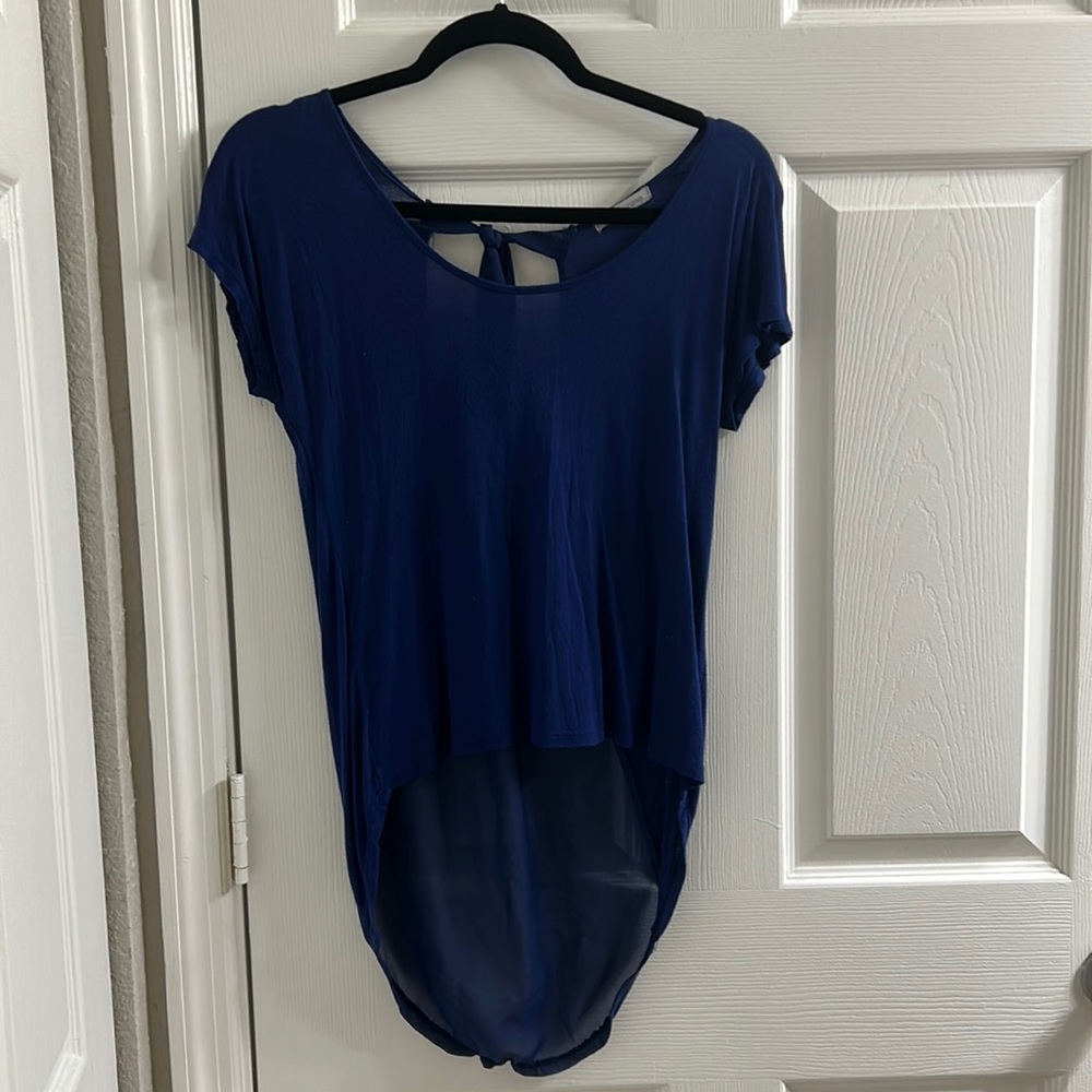 Open Back Blouse